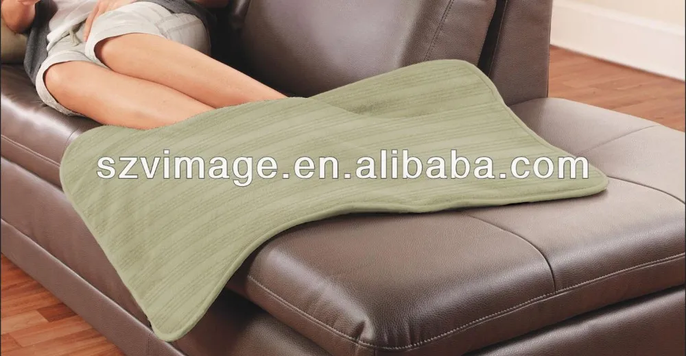 Chinese Factory Direct Sales Washable Power-bank Powered Electric Heated Foot Extra Long Cord-soft Plush Warmer Pad for Feet