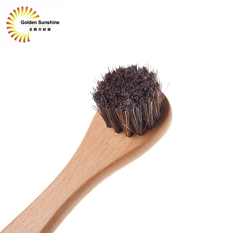 Small Horsehair Shoe Brush Cleaning Shoe Cleaning Water Brush