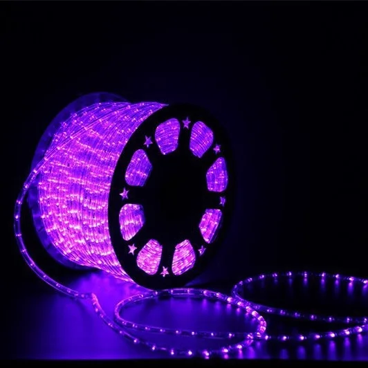 color change Wireless remote control rainbow tube led rope light 220v