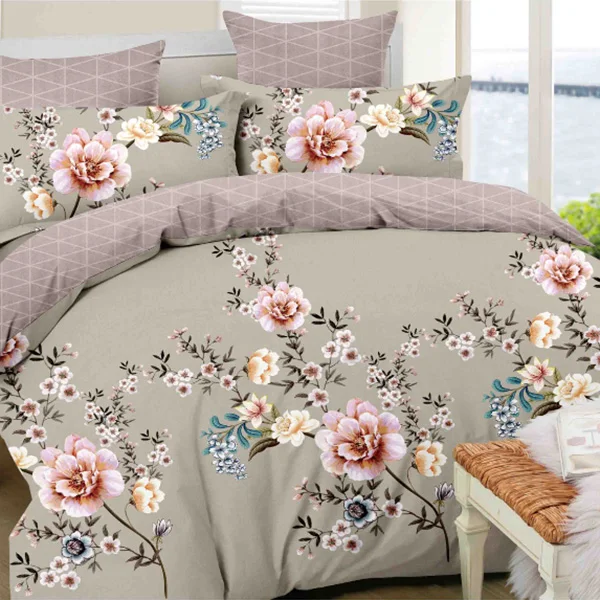 Космос 100% полиэстер 2018 новый цветок печатных дизайн 4 шт. постельное белье