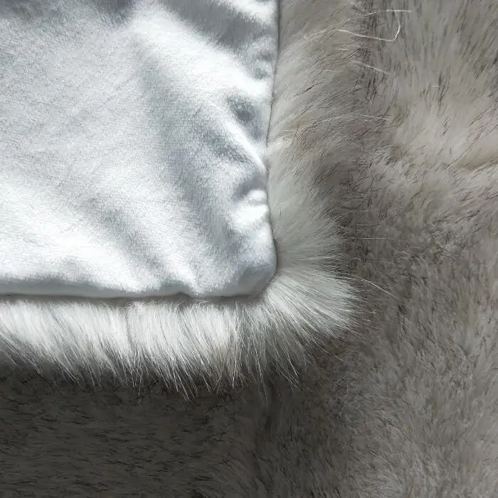 Заводская цена супер мягкая лиса искусственный мех пледы ковры прямоугольник Совет фиолетовый или Индивидуальные цвет одеяло