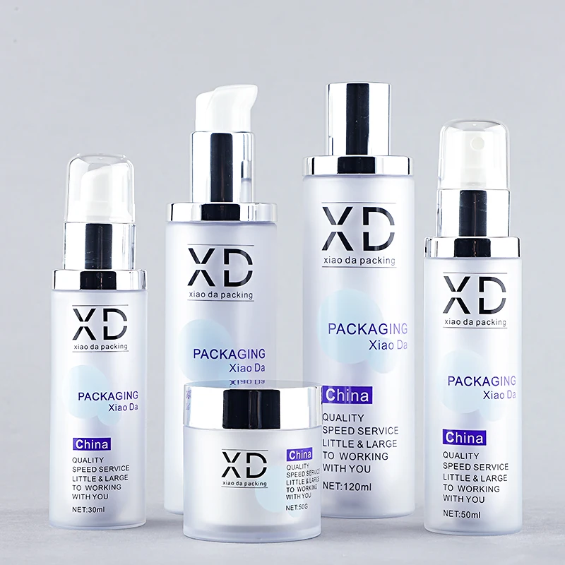 30ml 50ml 100ml 120ml Double wall Plastic PET bottle luxury Cosmetic Packaging Face Cream Container And Cosmetic