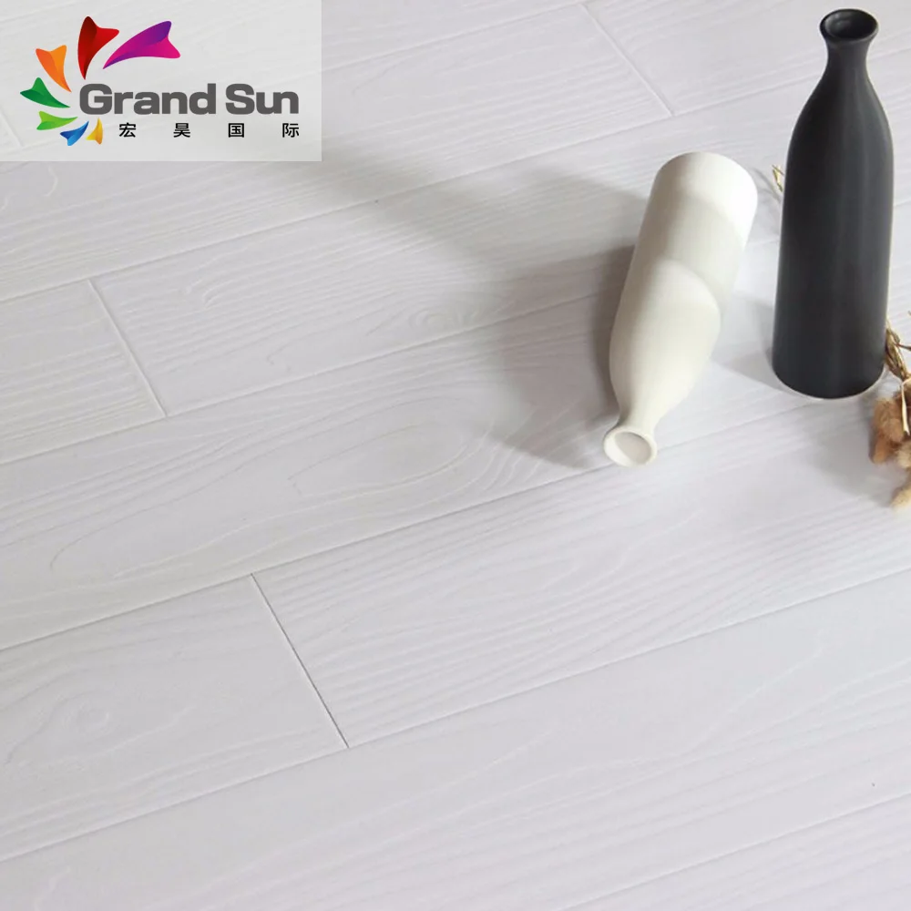 Germany technique white washed oak wood laminate flooring 12mm AC4