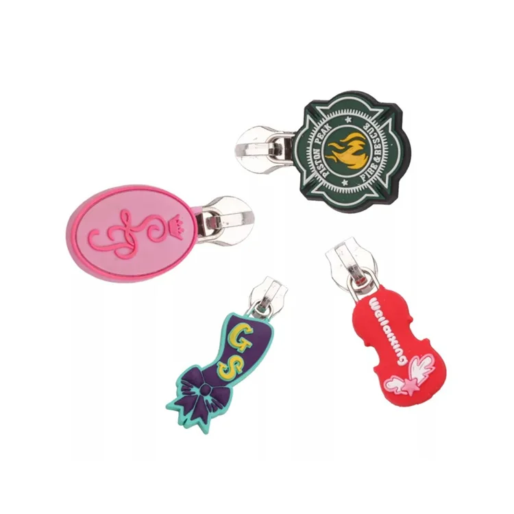 good quality Custom Made Slider Zipper pvc rubber plastic with Zip Head For Luggage/Casual Bags/cloth garments