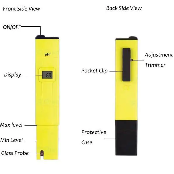 Aquarium Pool Water Laboratory Pen Water PH Meter Digital Tester PH-009 IA 0.0-14.0pH