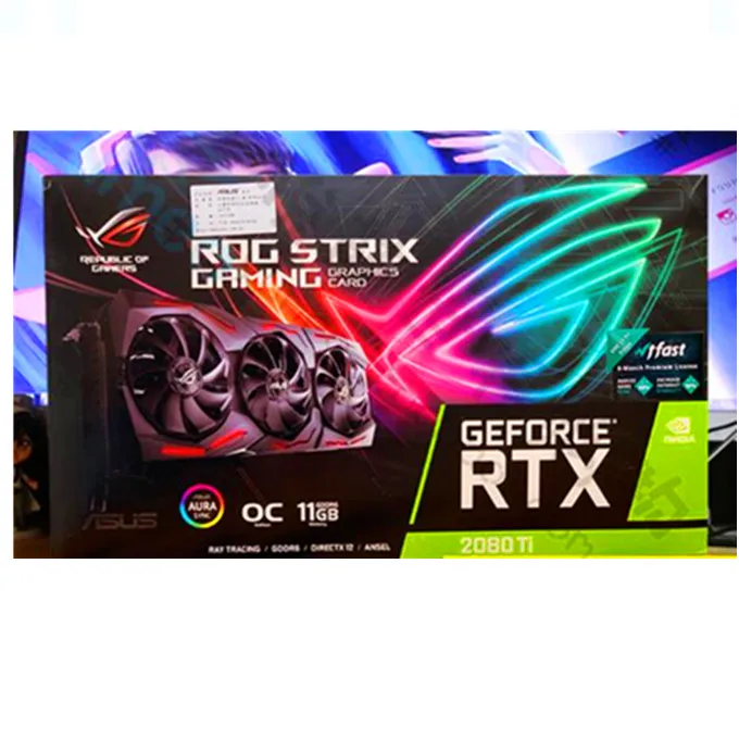 original new sealed sapphire graphics card ROG STRIX RTX2080Ti-O11G-GAMING OC 11G A11G on stock