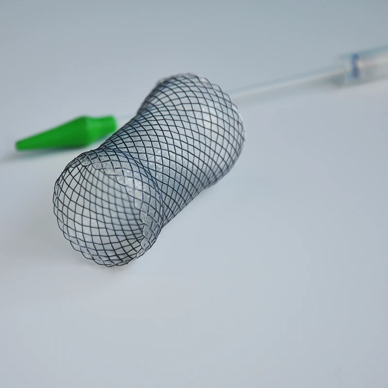 Silicone Covered Self-expandable Nitinol Memory Wire Esophageal Stent