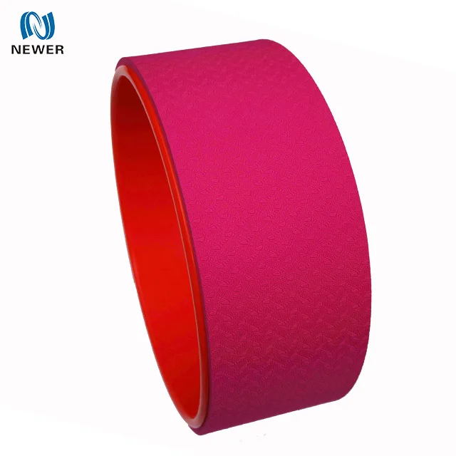 
China Manufacturer wholesale high quality eco premium fitness exercise roller tpe abs custom logo yoga wheel 