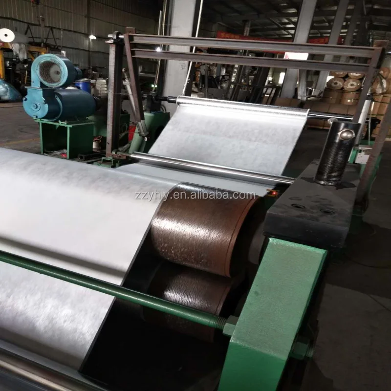 0.04*1230mm Non woven fabric coated and embossed  foil for Phenolic panels