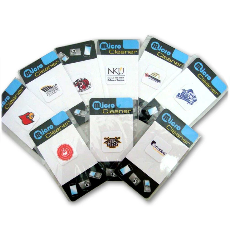Promotional mobile cell phone microfiber screen cleaner sticker