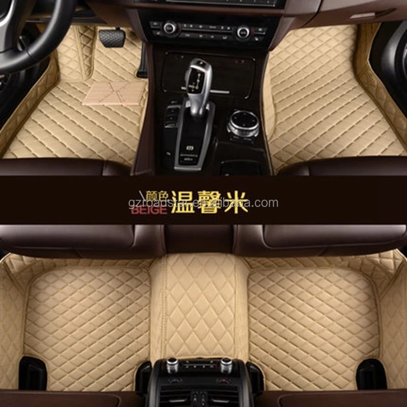 High Quality 5D car mats Waterproof carpet for Audi-1 A3 A4L A5 A6L A8L Anti-slip car mats with good price
