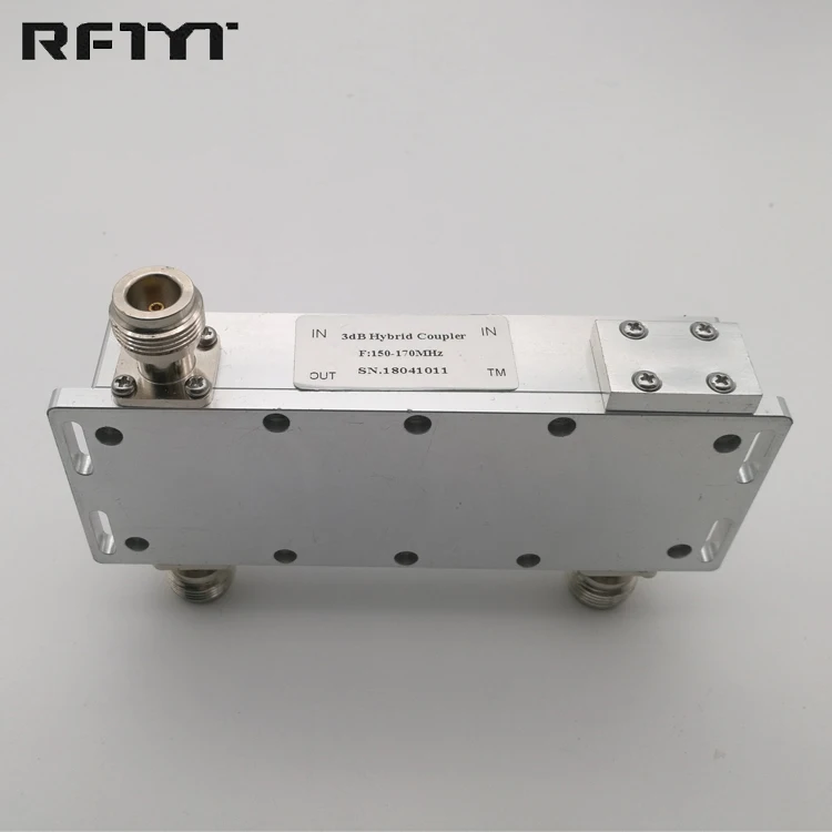 RFTYT 2 In 1 Out Microwave 150-170 MHz RF 3dB Hybrid Coupler
