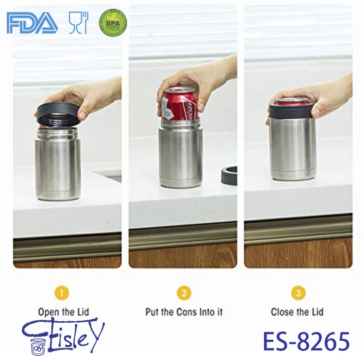 
Wholesale Custom Stainless Steel Wine Coffee Mug Beer Mug can cooler 