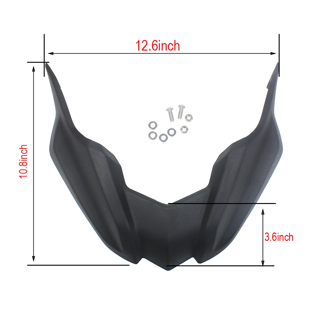 Подходит для F800GS F800 GS мотоцикл части черный Переднее Крыло клюв расширение Fender Extender колеса крышка капота 2008-2013