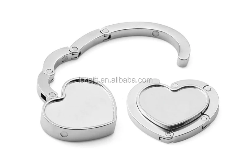 Ladies Ornament Fashionable Beautiful Foldable Handbag Purse Table Hook Bag Hanger