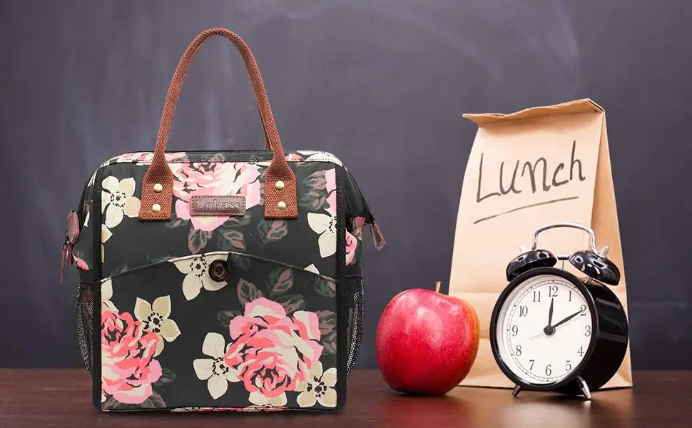 Lokass Wholesale Meal Prep Office Insulted Thermal Cooler Lunch Tote Bag For Office For School  Work