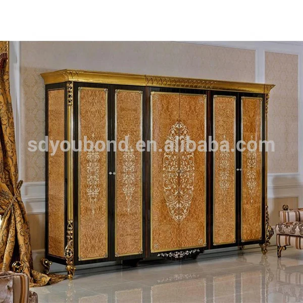 
0061 Italy new model royal antique bedroom furniture 
