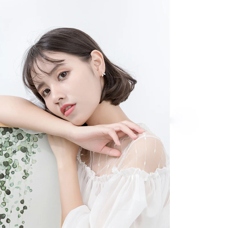 2019 New Fashion Jewelry 925 Sterling Silver Leaves Drop Earrings For Women And Girls Gift Jewelry