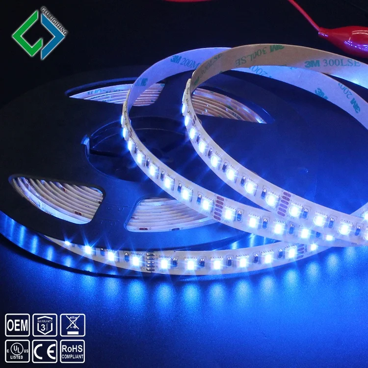 
RGBWW CCT flexible led tape, RGB bi color high CRI Ra95 cinematography led tape light 