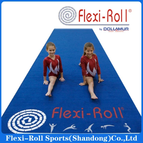 flexi roll gymnastic mat /gymnastics floor carpet /cheerleading mat