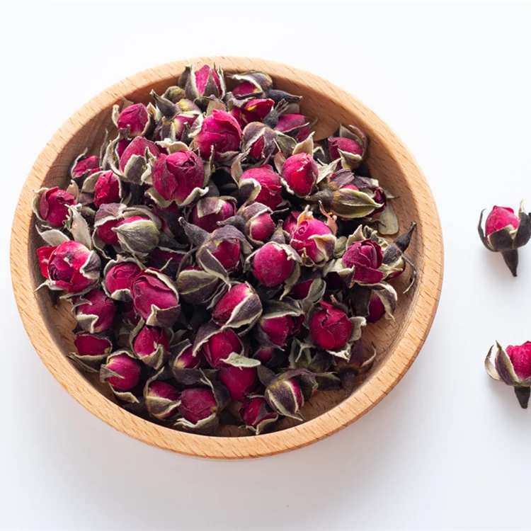 Herbal Tea Dried Golden Rose Flower Tea Rose Buds Tea