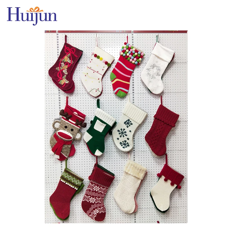 
Random Wholesale Unique Personalized Knitted Christmas stocking Christmas Stock Xmas Tree Decoration 