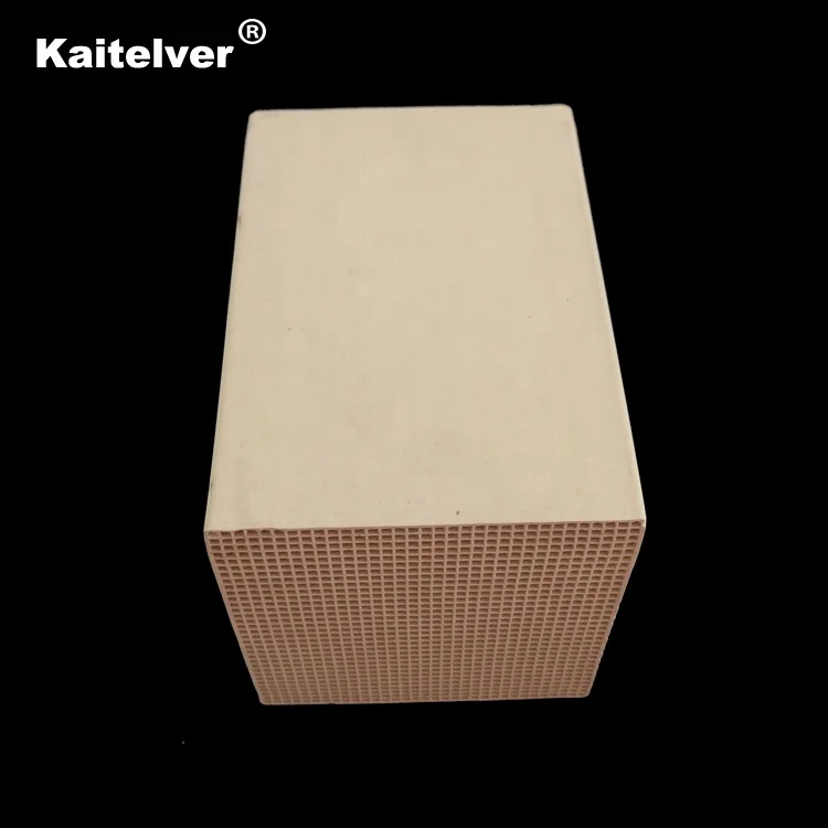 Cordierite, mullite, alumina porcelain honeycomb ceramic monolith thermal storage RTO/RCO