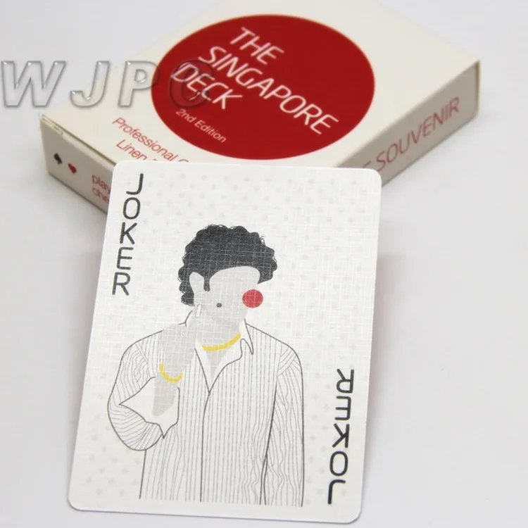 Индивидуальные сделать напечатанное качество двусторонняя Экологичные Кент игральные карты с пользовательские коробки