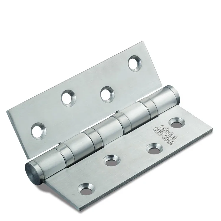 4*3*3A 4inch 4BB stainless steel 201 butt door hinges for wooden door