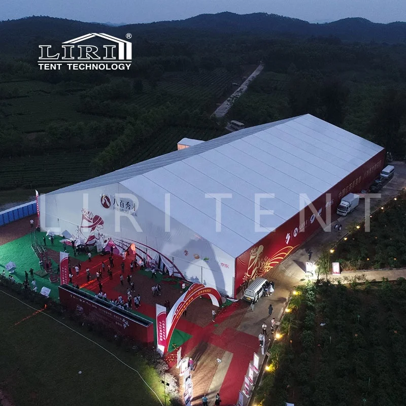 40x70m Large Size Span Outdoor PVC Exhibition Hall Tent for Sale Asia Manufacture