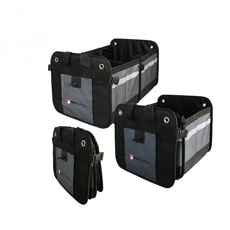New top sale durable folding Car Trunk Organizer with lid