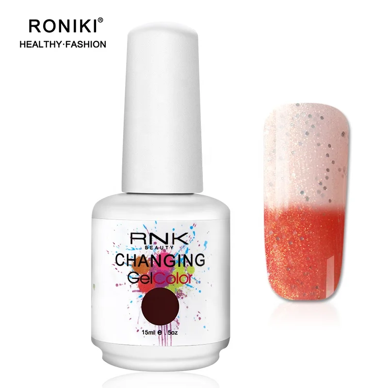 Hot in euroe market nail gel polish base glue color changing professional nail arts design gel polish nail led uv gel