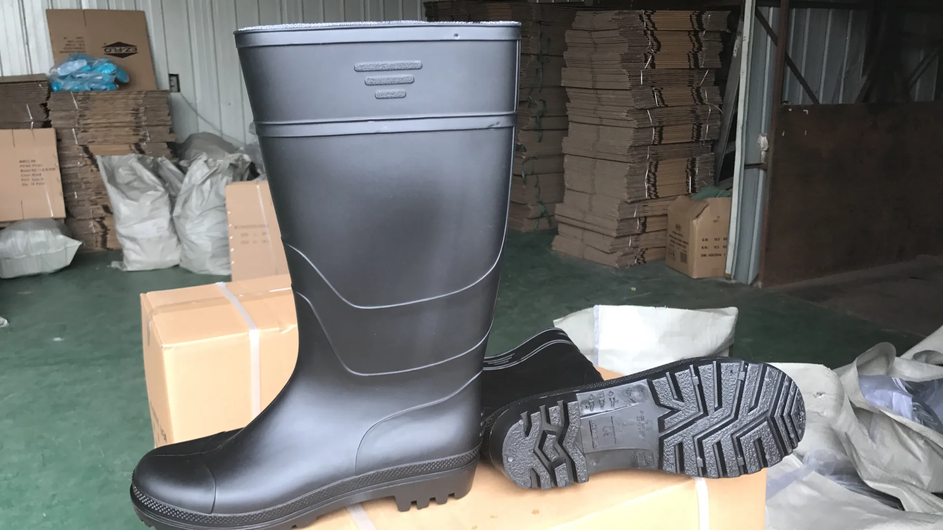 Safety Gumboots, Rubber rainboots, Cheap PVC Wellington Rain Boots with factory price and fast delivery