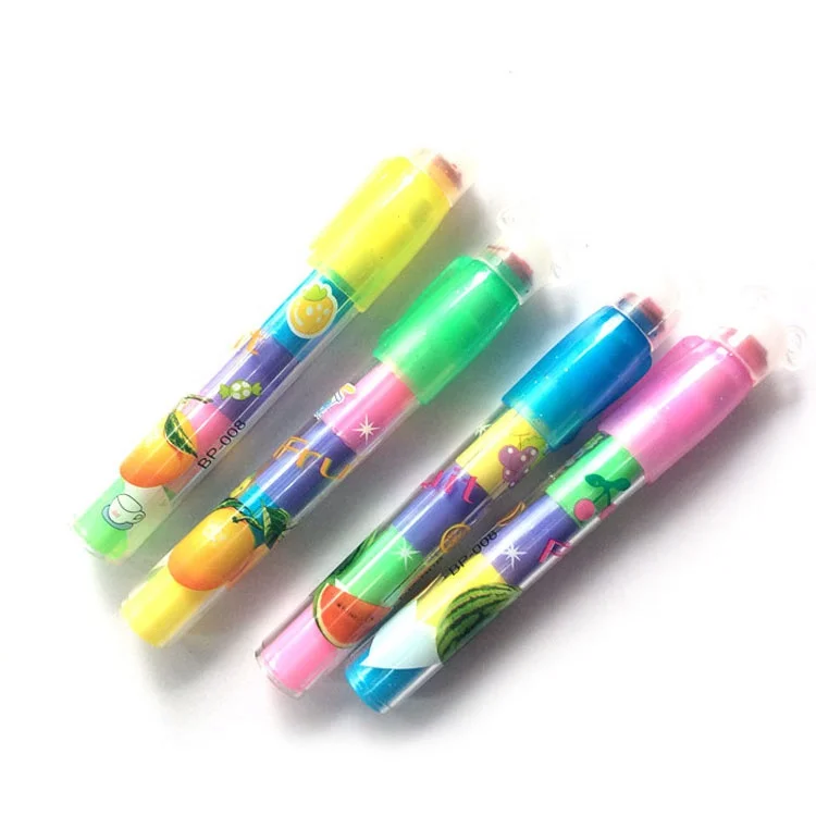 Personalized colorful delicate fancy fat kids pen eraser