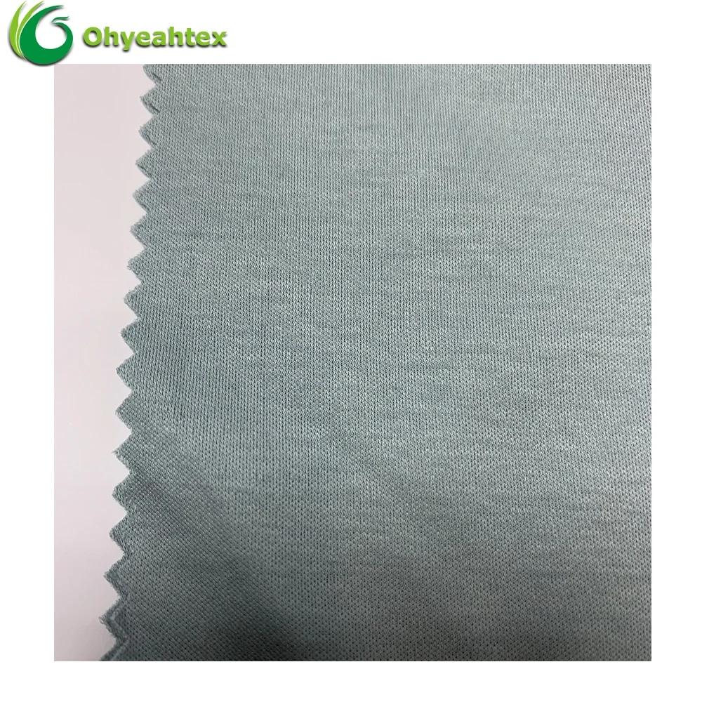 
Wholesale 100% Combed Mercerized Pima Cotton Interlock Knit Fabric For T-shirt 