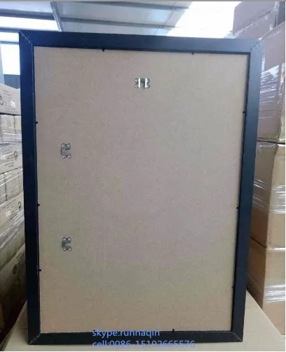 Wholesale cheap art black 3D deep shadow box frame for wall decoration picture frame in MDF wooden large size photo frame 12x16