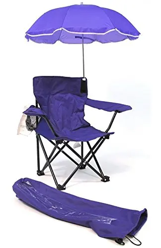 Beach Baby Kids Camp Chair With Umbrella