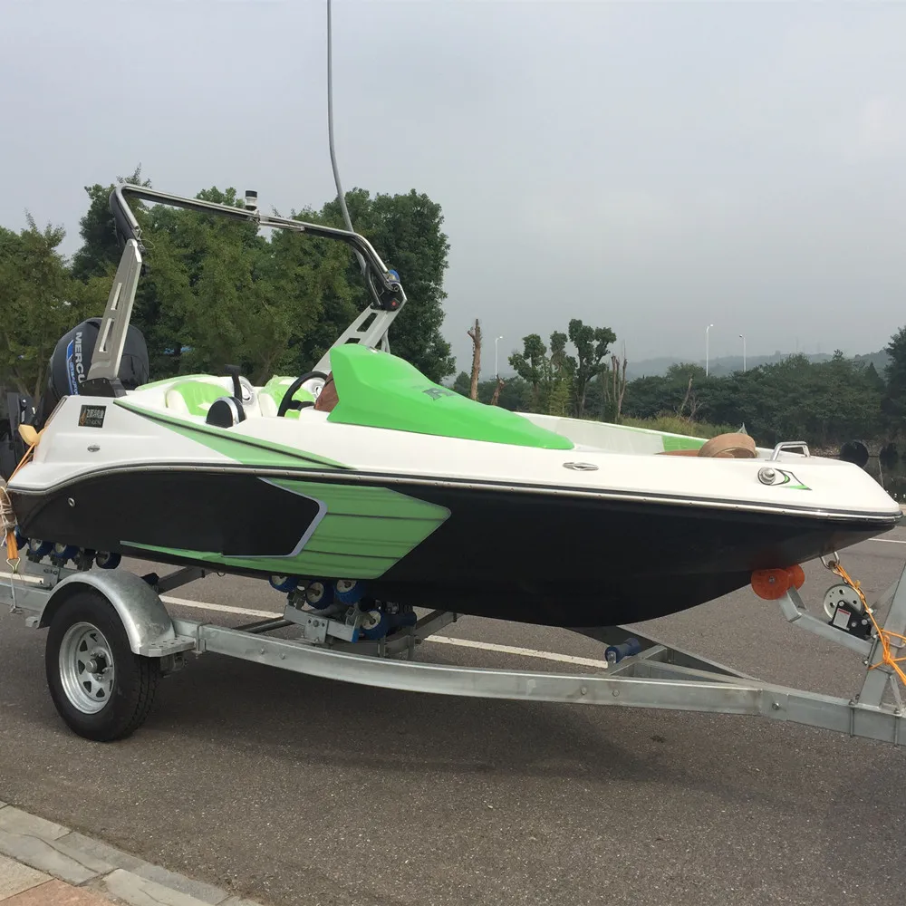 4.8m 15.7ft small jet boat fiberglass fishing speed boat for sale