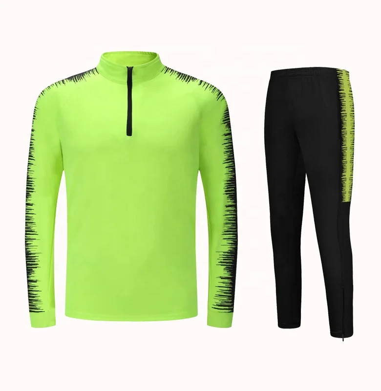 New Design Top Thailand Quality Soccer Tracksuit Long Sleeve Football Training Suits