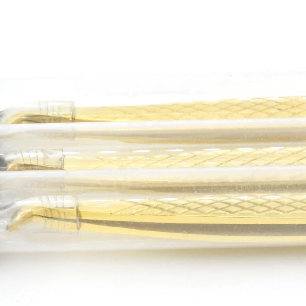 
Ultra Precision Stainless Steel Eyelash Tweezers for Eyelash Extension Anti Acid ESD Anti-static Eyelash Extension Tools 