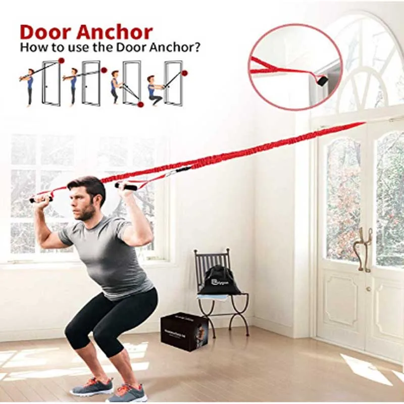 11pcs/set Fitness Equipment Pilates Tubes,Elastic Bands Gym Workout Resistance Bands