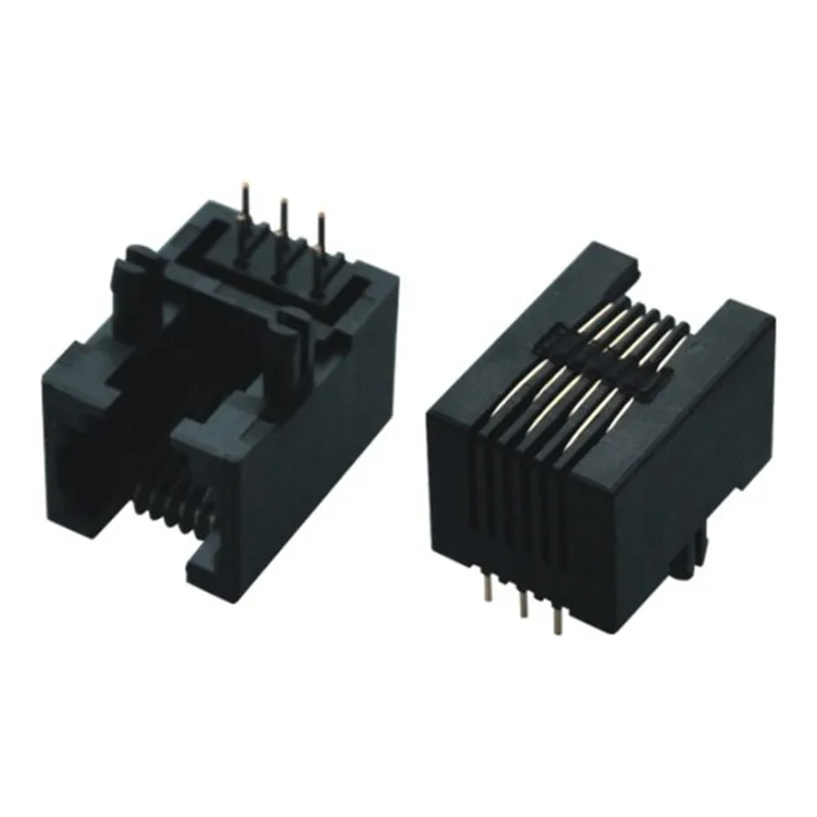 Femelle Rj 11 Rj12 Connecteur Jack Socket 4 Pin Without Shielding 4P 6P 4P4C 6P2C 6P4C 6Pin Female 6P6C Rj45 Rj11 Pcb Connector