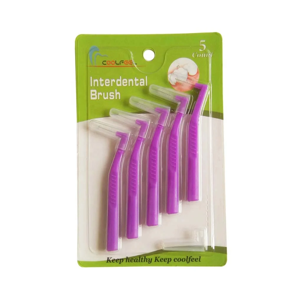 
CE Certificate OEM Pack L-shape Interdental Brush 