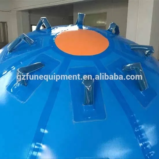 High quality inflatable blue water rocker UFO balloon inflatable planet ball saturn inflatable boat for kids and adults