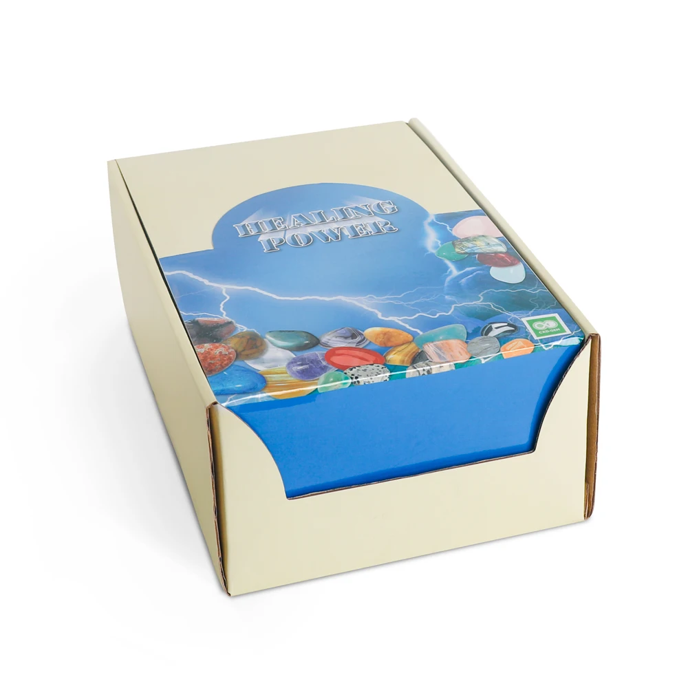 Yase 20 шт./кор. исцеления подарок камень набор питания природным драгоценным камнем натуральный польский коллекцией полудрагоценным игрушки для