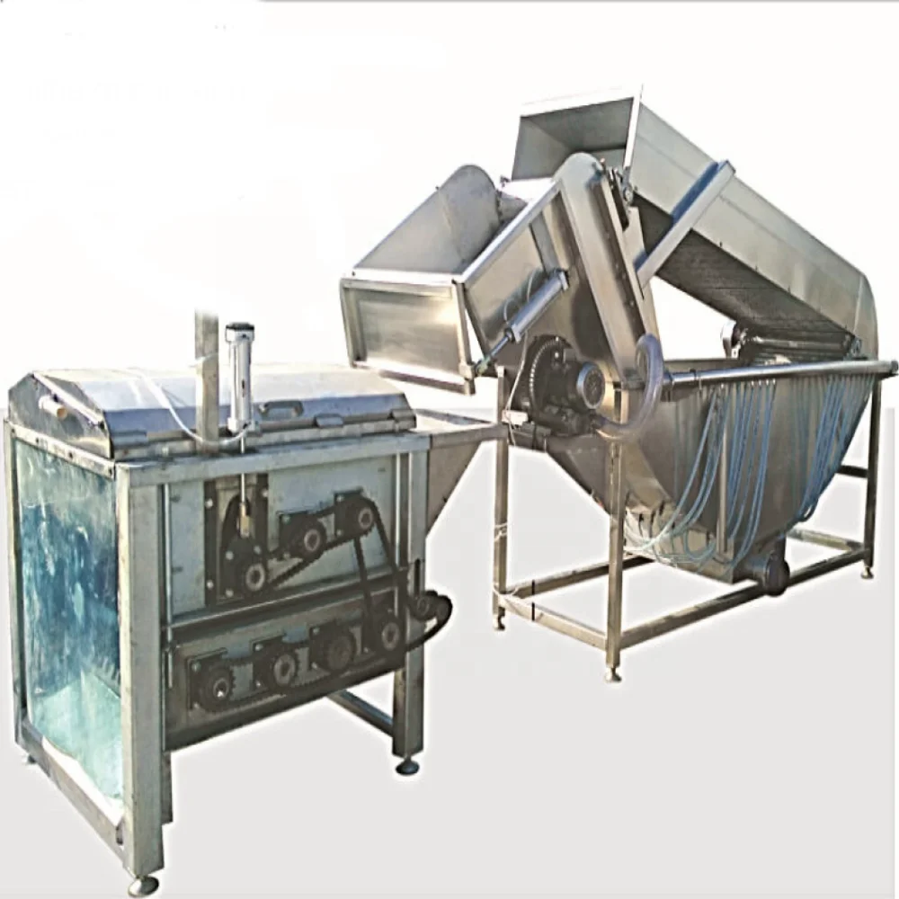 poultry chicken scalding and plucker combining machine slaughter equipment