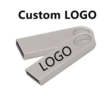 Объемный логотип 2/4/8/16/32 ГБ металл Usb флешка/Usb Memory Stick