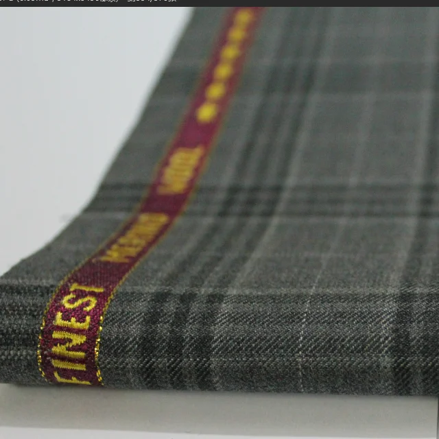 Красивый высококачественный серый шерстяной материал, супер 120 подходящая ткань для склада