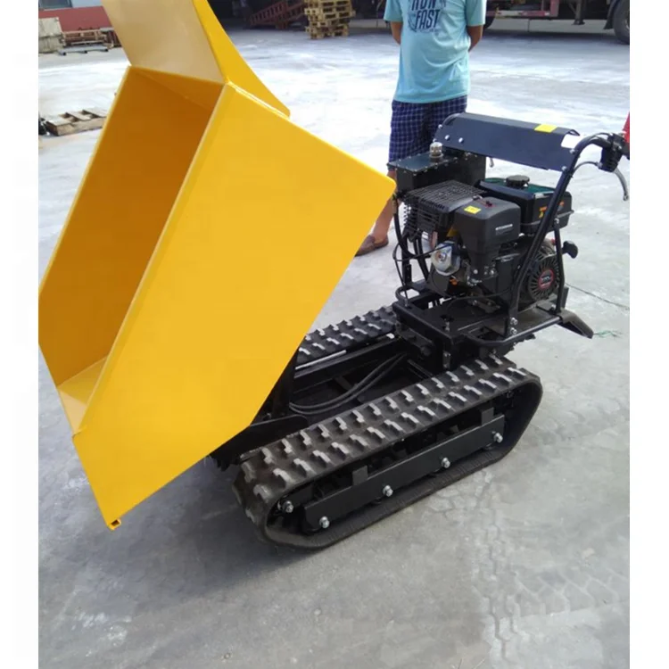 
Loncin Engine 9.5HP 6F+ 2R Hydraulic All Terrain Track Mini Truck Dumper 