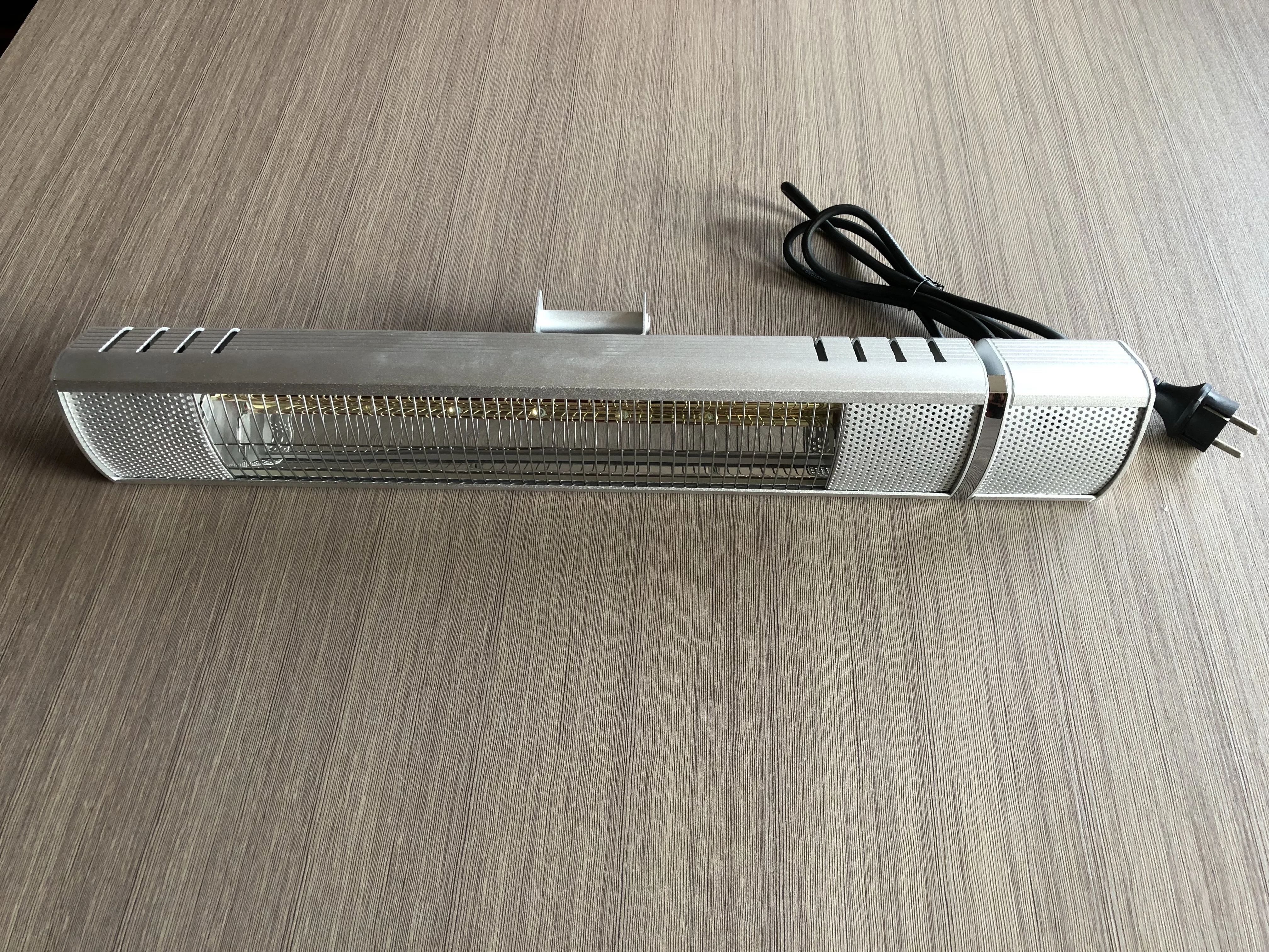 1500 Вт/2000 Вт/2500 Вт/3000 Вт Лидер продаж, одиночный Золотой трубчатый Электрический настенный обогреватель, инфракрасный обогреватель